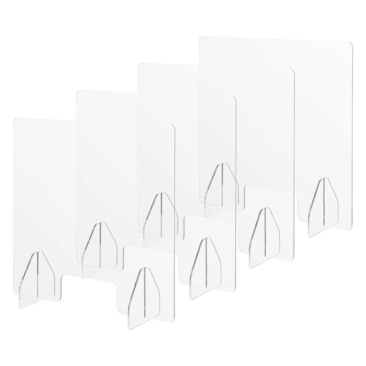 Yescom USA, Inc. Yescom USA, Inc. 16ASG001-2424 4-pack 24"x24" acrylic shelving — product photo