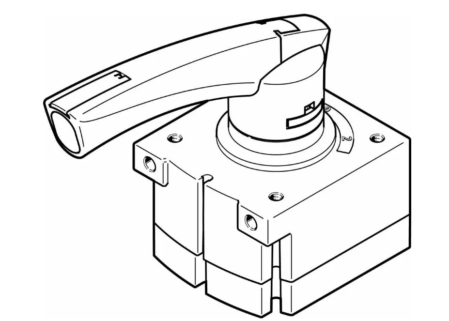 Festo Festo VHER-P-H-B43U-B-G12 3192084 hand lever valve electrician tool — product photo