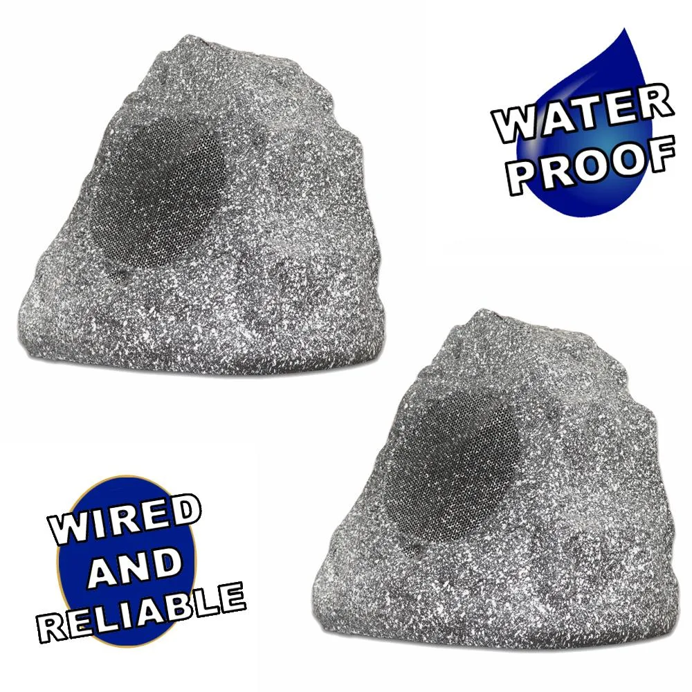 Theater Solutions Theater Solutions 2R4G Outdoor Granite Rock 2 Speaker Set — product photo
