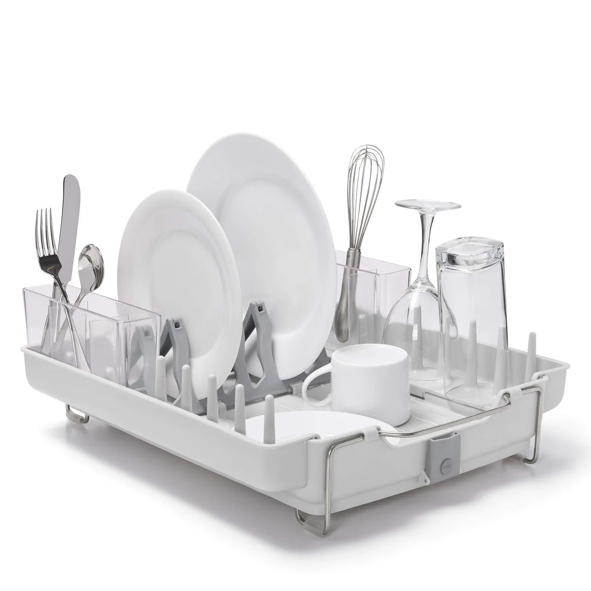  Good Grips Foldaway Dish Rack White 1473480 — product photo