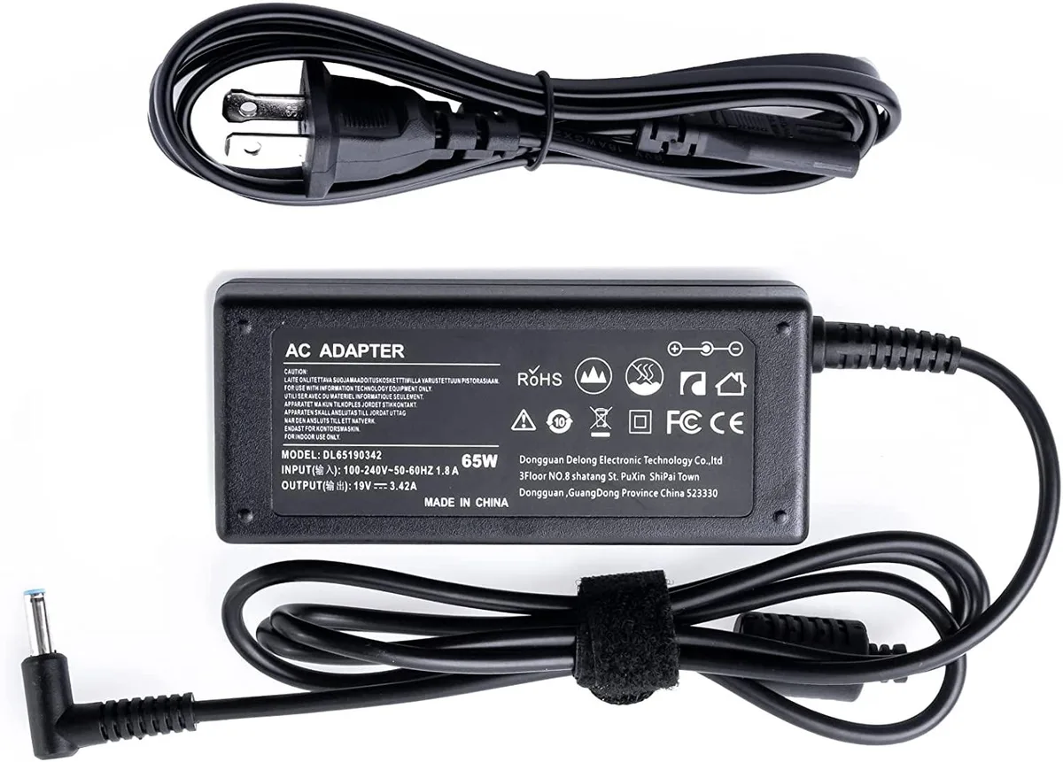 myVolts myVolts 65W AC Adapter 4.5x3.0mm Laptop Charger — product photo