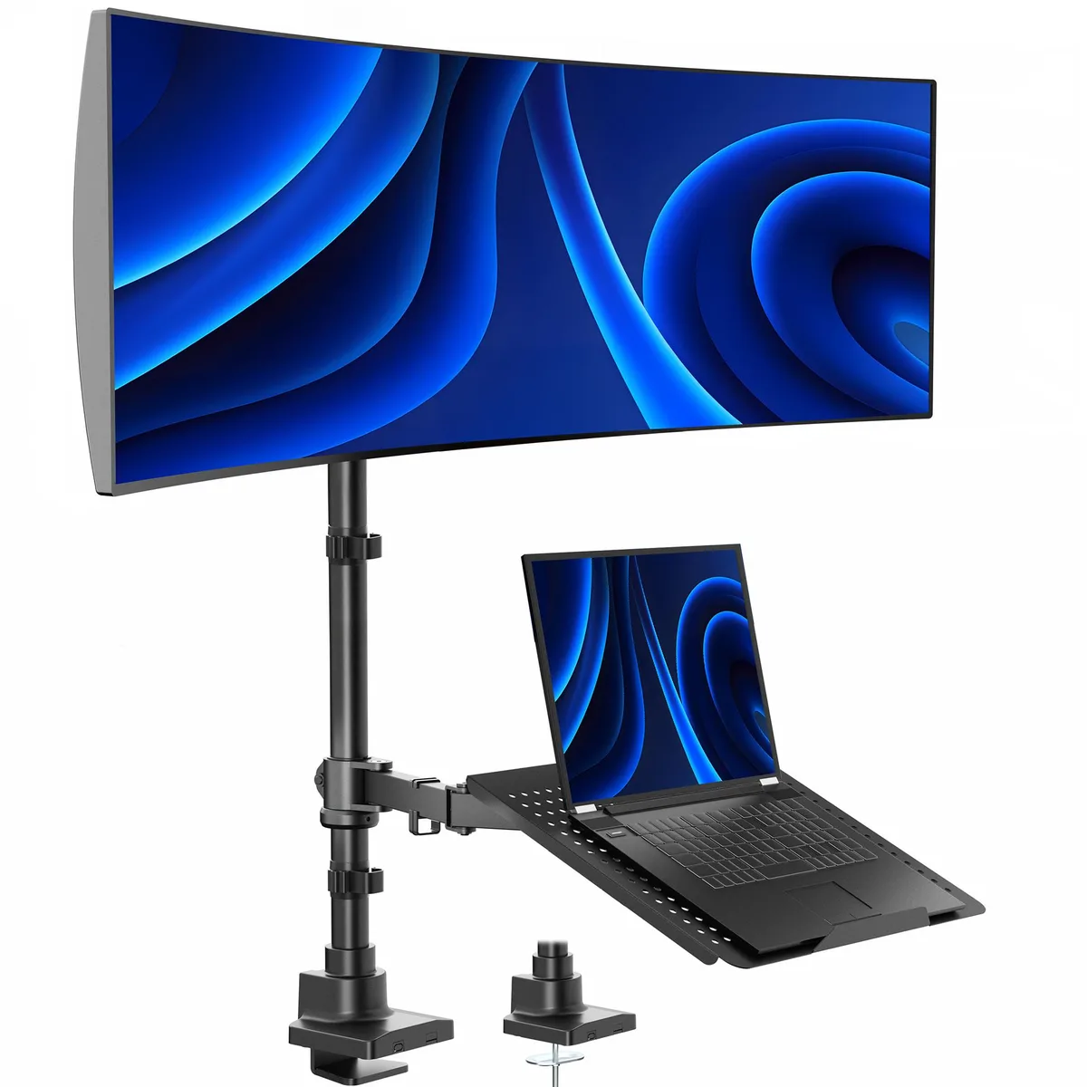 VIVO VIVO Single Ultrawide Monitor and Laptop Extra Tall Desk Mount — product photo