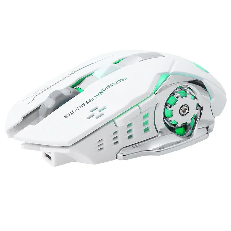 SANOXY SANOXY Wireless USB Optical Mouse Rechargeable 7 Color LED Backlit 2.4 600mAh Black — product photo