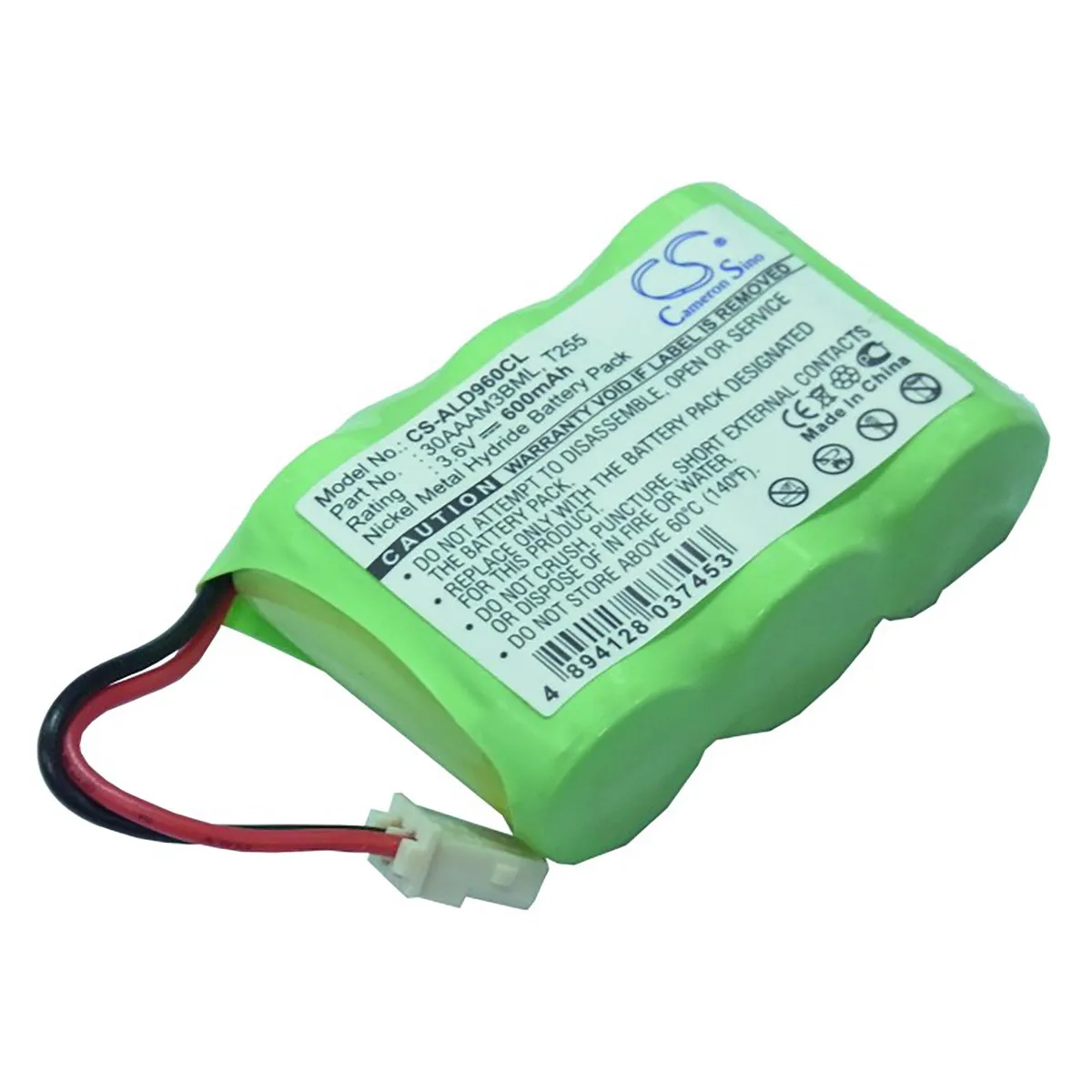 Cameron &amp; Co Cameron &amp; Co DS-CS-ALD960CL Ni-MH 3.6V 600mAh Green telephone accessory — product photo