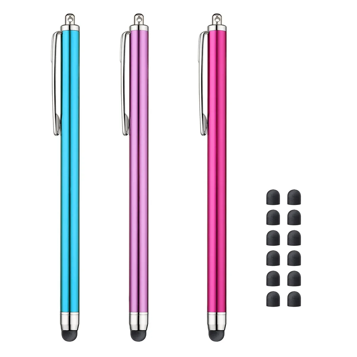  CCIVV Stylus Pens 4-Pack Pink Purple AquaBlue — product photo