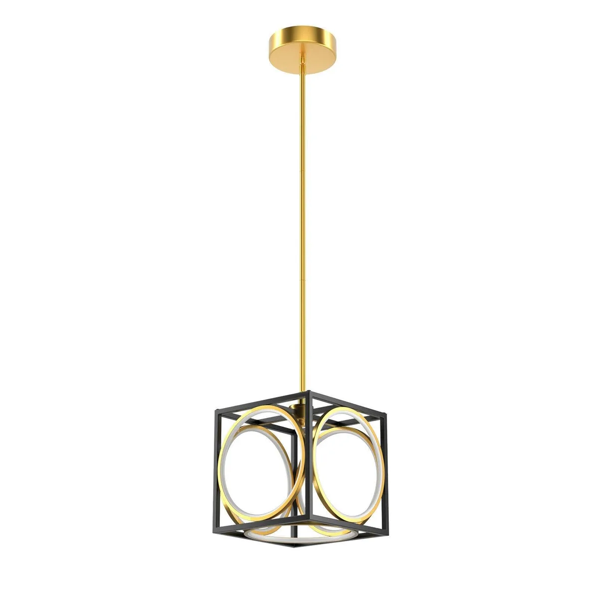 SlickBlue SlickBlue LED Pendant 42in Adjustable Suspender Gold 20W 3000K — product photo