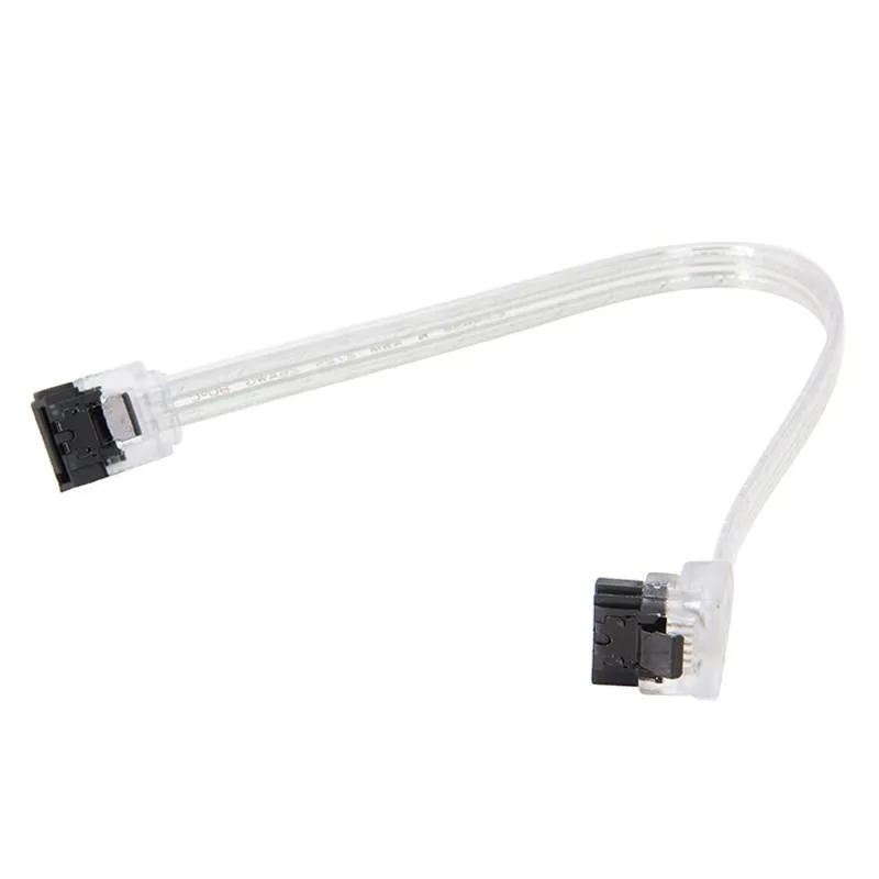 EN-Labs EN-Labs 10 inch SATA III 90 to 180 degree latch cable — product photo