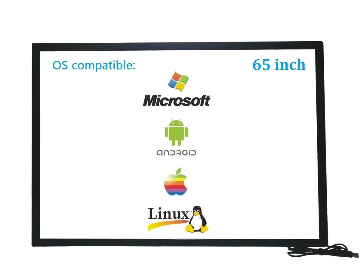 Guangzhou Goodtouch Electronics Co.,LTD Guangzhou Goodtouch Electronics Co.,LTD GT580-IR 58" 10-point IR touch overlay — product photo