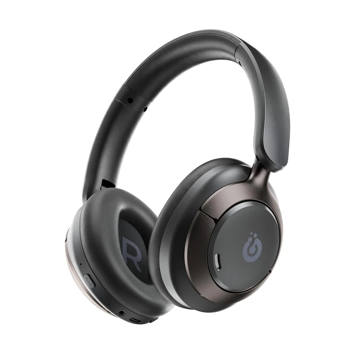  Boean H1 Over-Ear Headphones Black Bluetooth 6.0 120H ANC 40mm 45dB 5 ENC Mics — product photo