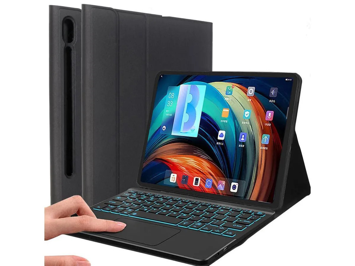 BONAEVER BONAEVER Bluetooth Touchpad Keyboard Case for Lenovo Tab P12 Pro 12.6 2021 — product photo