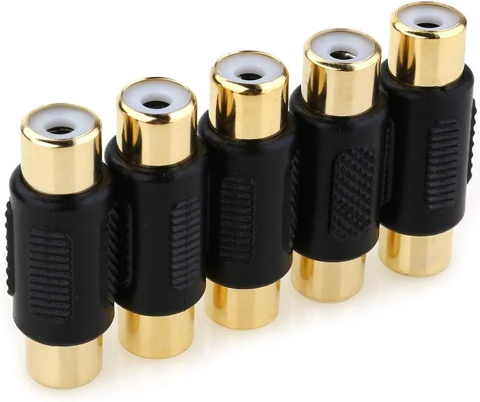 Boxwave Boxwave RCA Female-to-Female Coupler Adapter 5 Pack — product photo