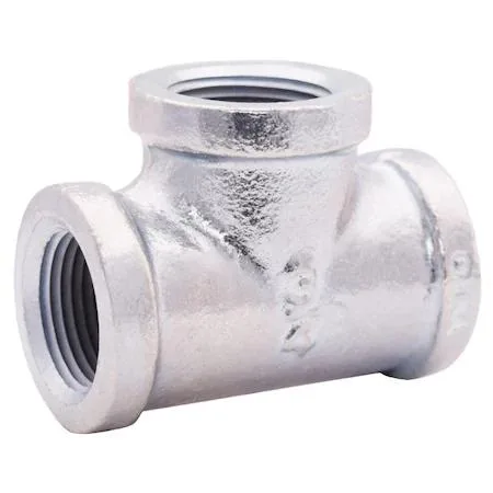 Legend Valve Legend Valve 352-260C 1" x 1" x 1-1/4" Galv Reducing Tee bathware — product photo