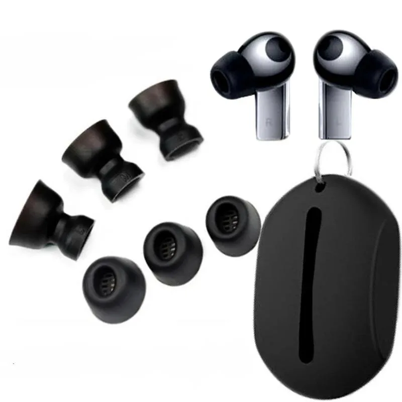 WMtec WMtec Silicone Ear Tips & Case for Huawei FreeBuds Pro Black — product photo