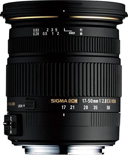 SIGMA SIGMA 17-50mm F/2.8 EX DC OS HSM FLD camera lens for Nikon — product photo