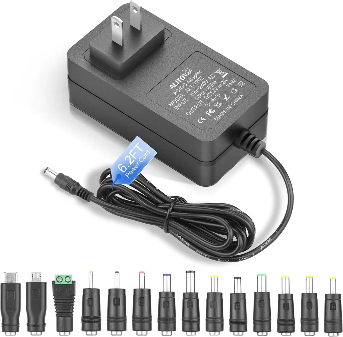  Dell ALT-1202 12V 2A 24W AC Adapter 5.5mm Barrel — product photo