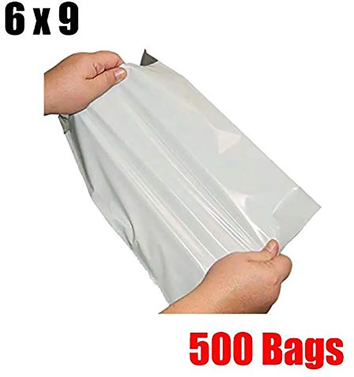 iMBAPrice iMBAPrice 500 White Poly Mailing Envelopes 6x9 — product photo