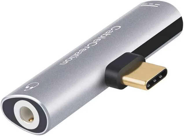 CableCreation CableCreation 2-in-1 USB-C to 3.5mm Audio PD Adapter — product photo