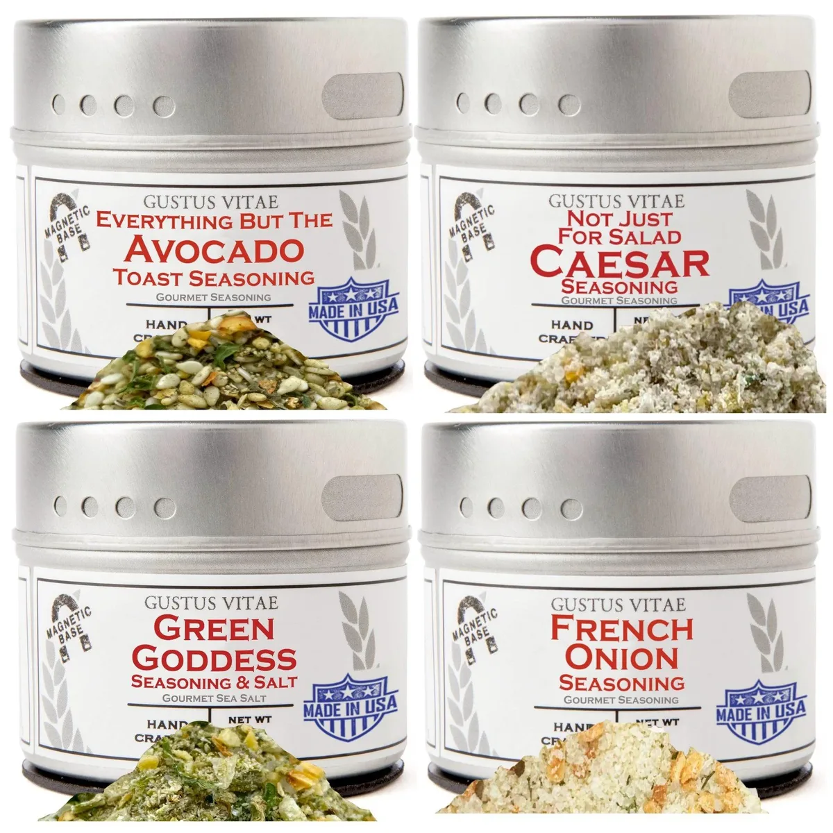 Gustus Vitae Condiments Gustus Vitae Condiments Super Salad Seasonings Collection Set of 4 — product photo
