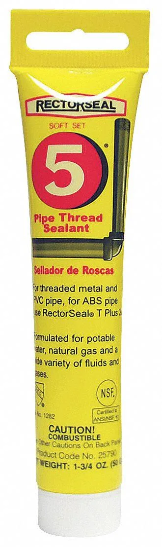 RECTORSEAL RECTORSEAL 1.75 oz Pipe Thread Sealant 2600 psi Yellow 25790 — product photo
