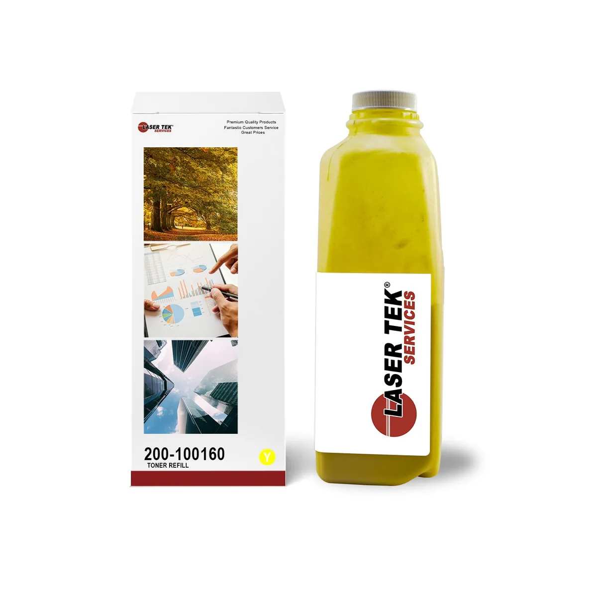 Laser Tek Services Laser Tek Services Yellow Toner Refill Kit for Xante CL30 200-100160 — product photo