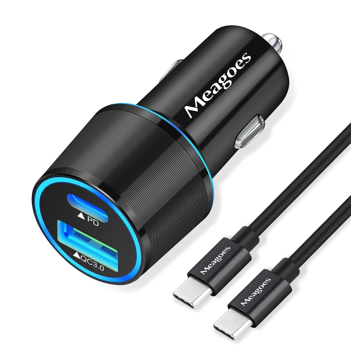 No Sew No Sew 67.5W USB C Car Charger with 5ft Cable — product photo