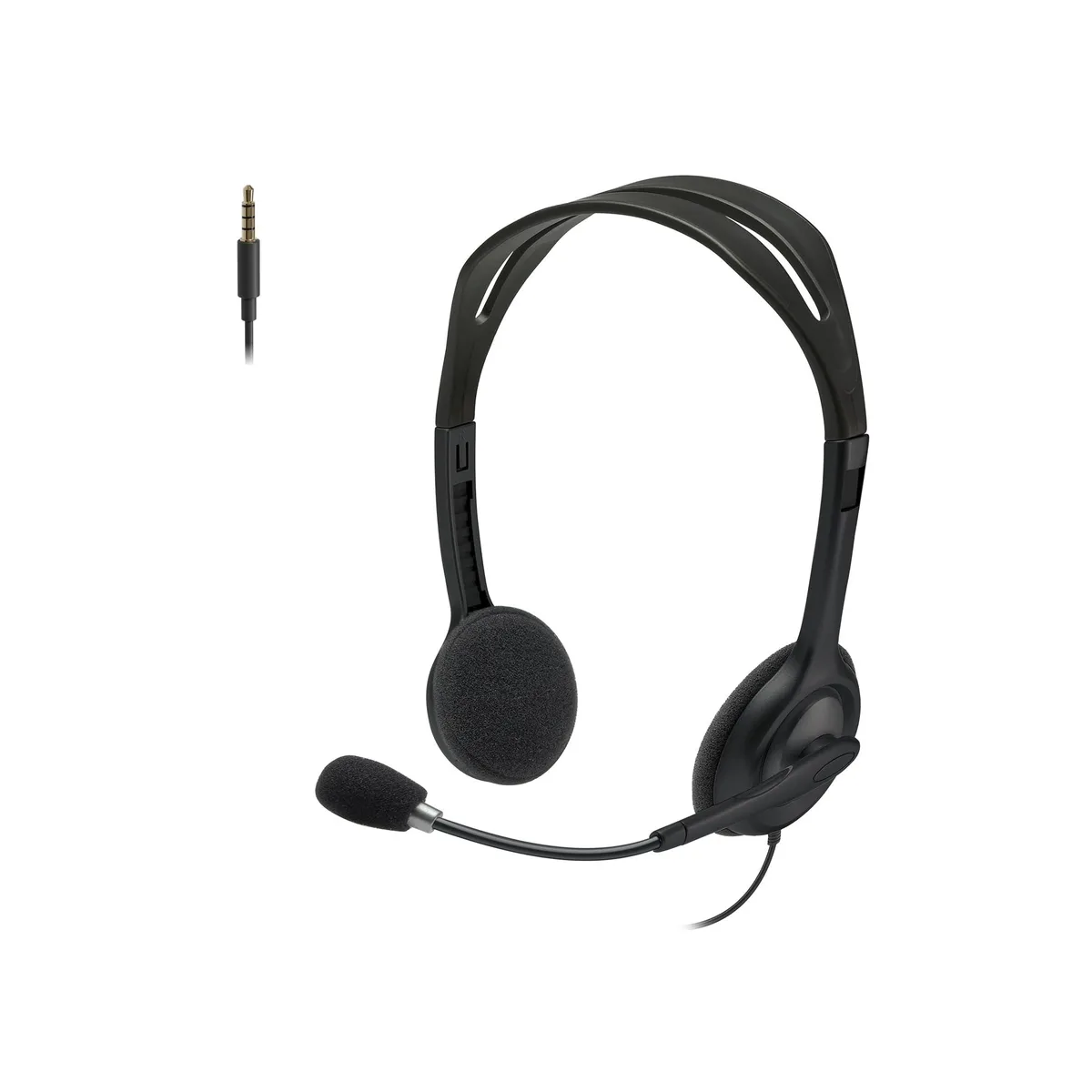 Plantronics H111 Wired Headset 3.5 mm Black — product photo