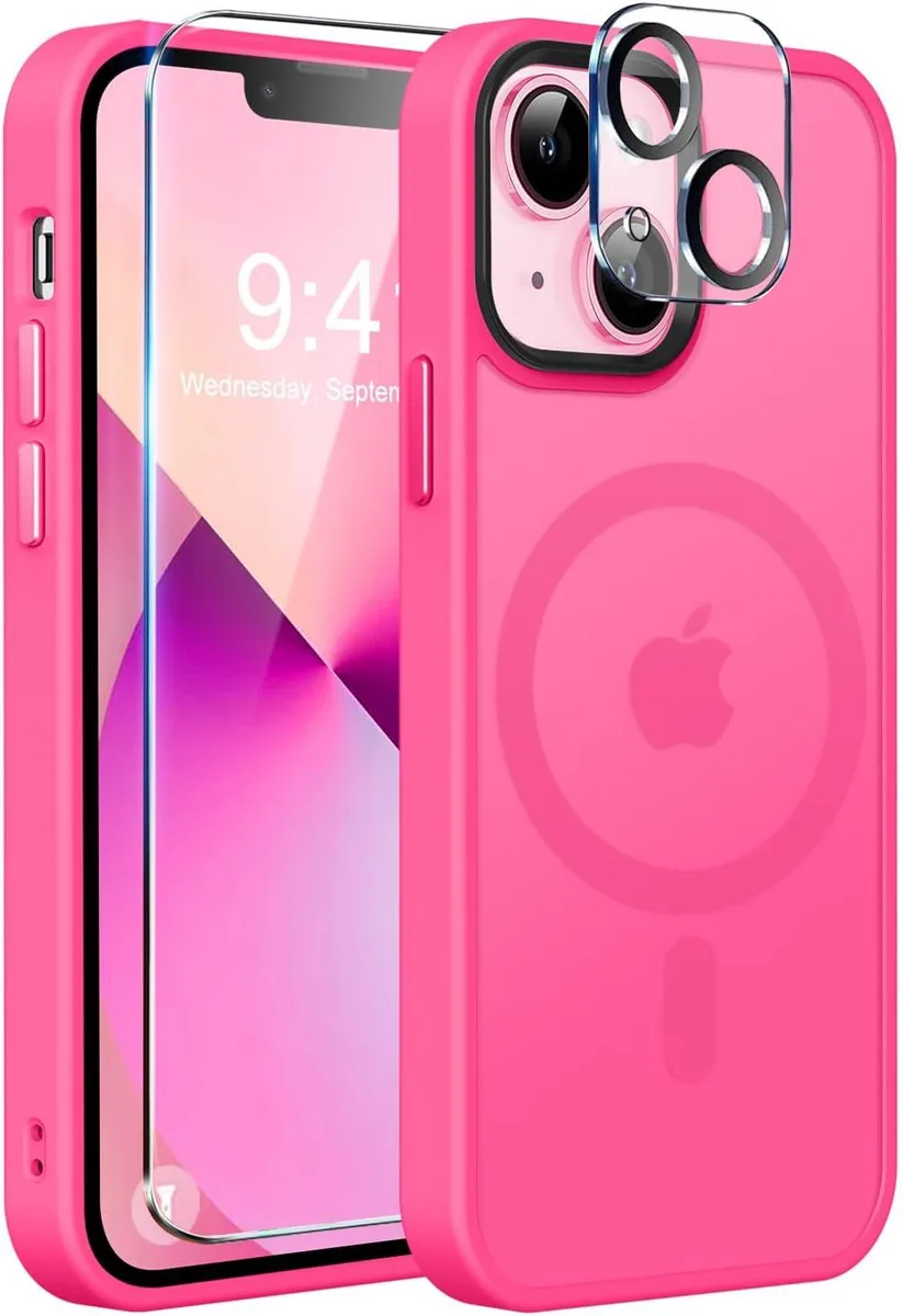 TAURKENAM TAURKENAM iPhone 13 Case Hot Pink 6.1 — product photo