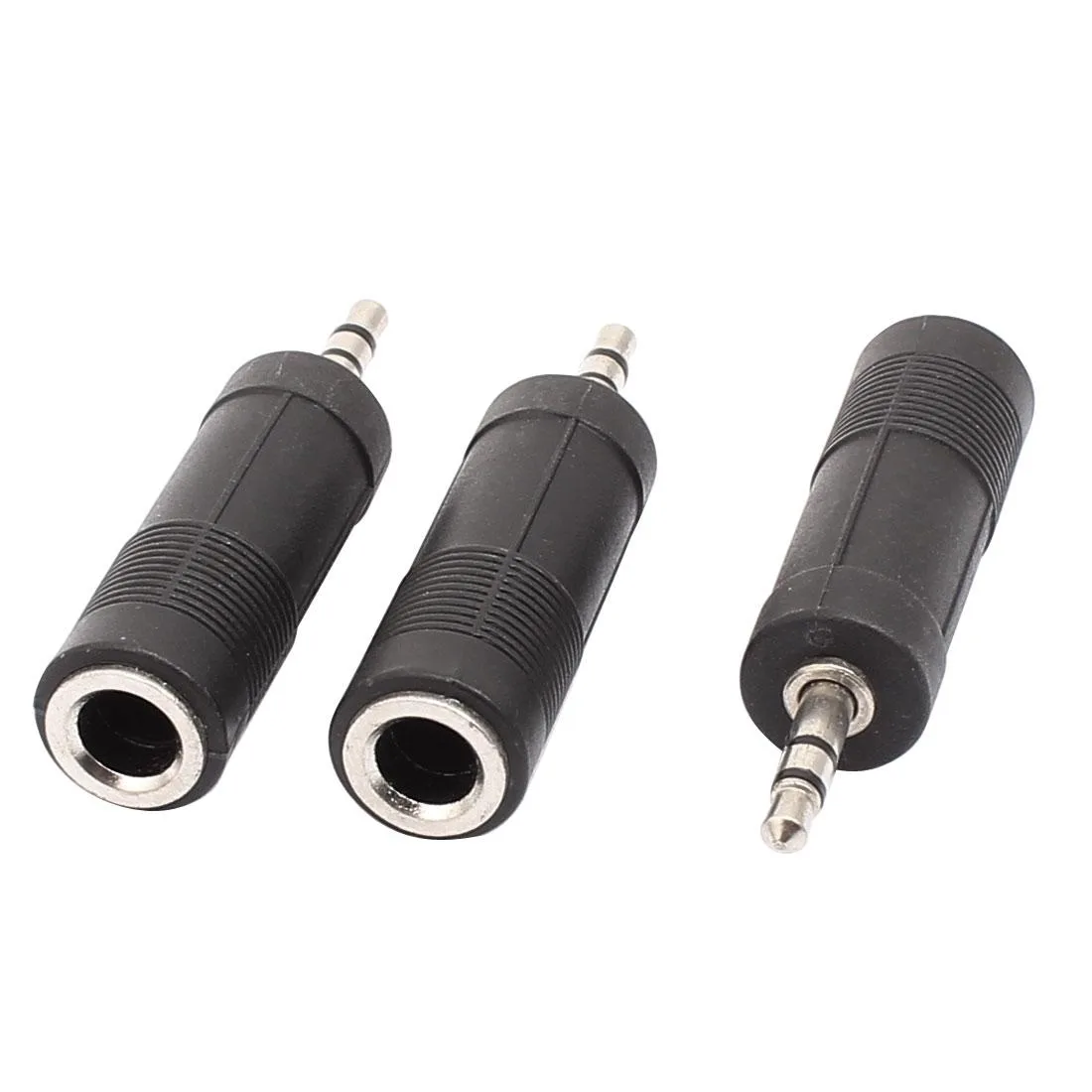 Unique-Bargains Unique-Bargains 3.5mm Male to 6.35mm Female Dual Channel Audio Adapter 3 Pcs — product photo