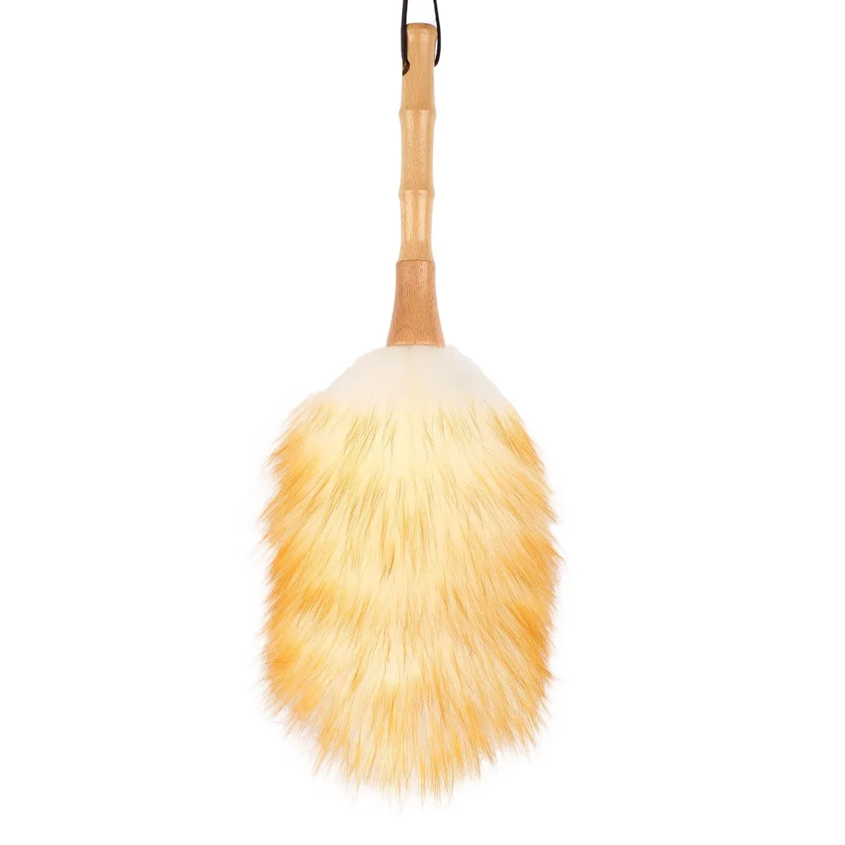 FeelfunFeather Lambswool Duster Natural 14.9 inch — product photo