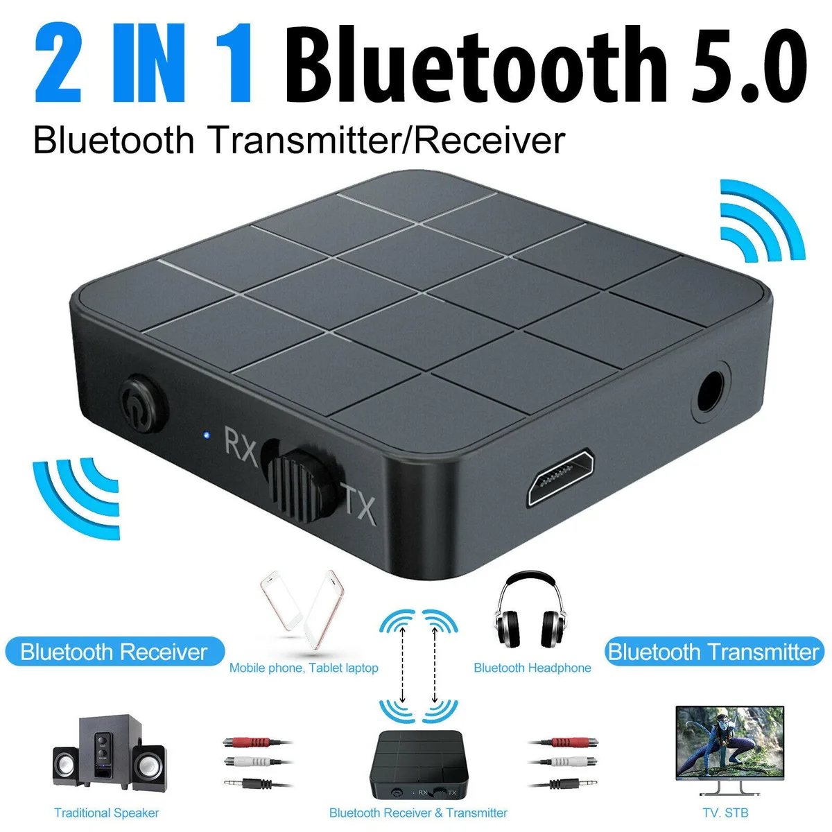dealfans dealfans USB-BT400 Bluetooth 5.0 audio adapter — product photo