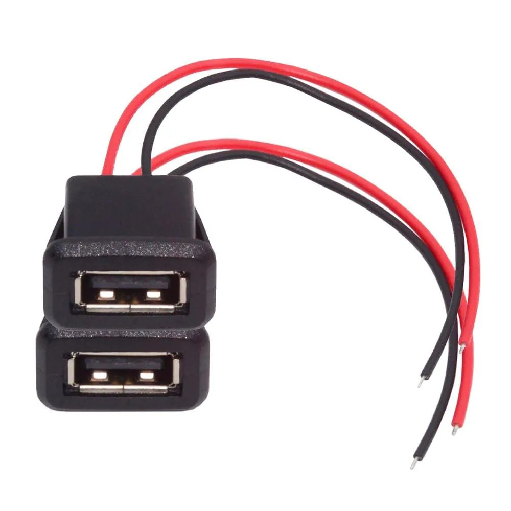 Fervit Fervit USB A female latch cable 2-pack 10cm USB 2.0 — product photo