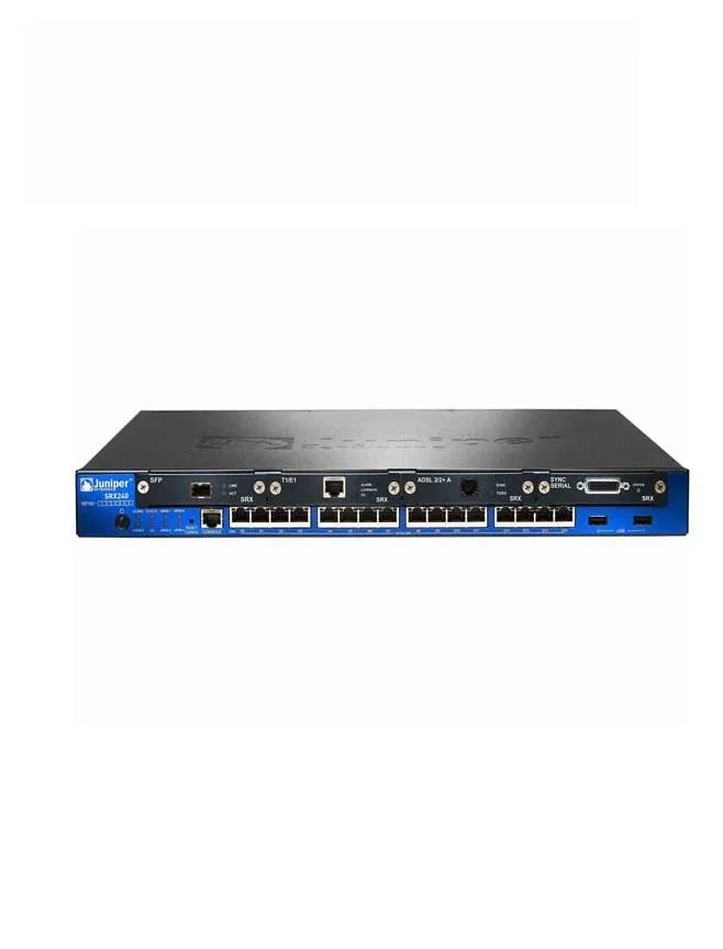 HPE Juniper Networking HPE Juniper Networking SRX240H2 16-port Gigabit firewall appliance — product photo