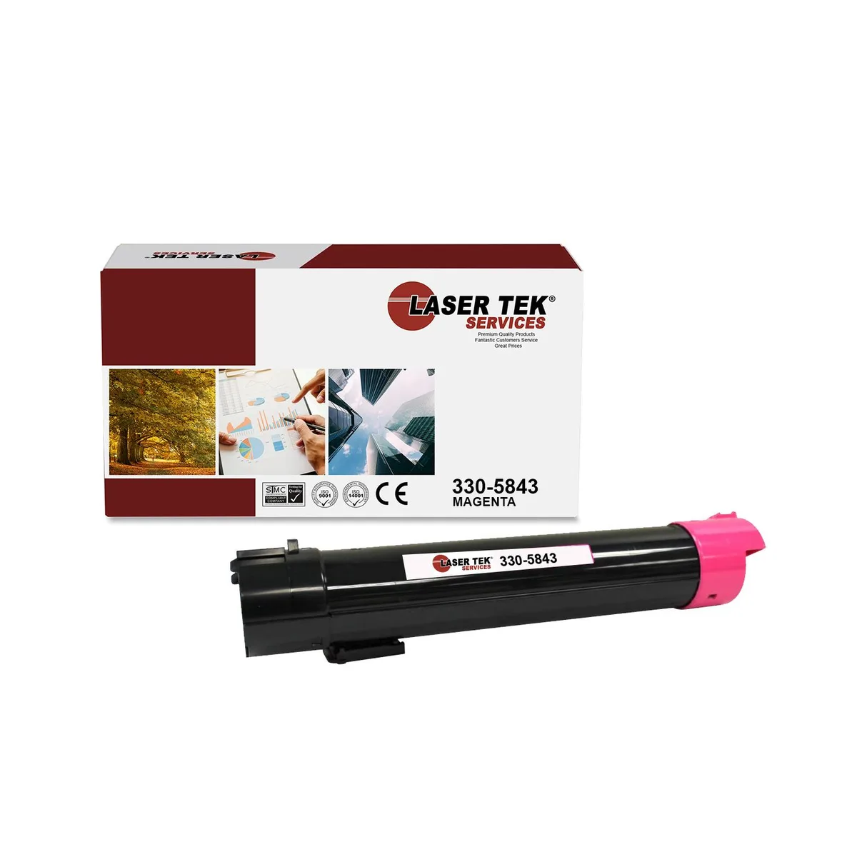 Laser Tek Services Laser Tek Services 330-5843 Magenta Toner Cartridge 12000 Pages — product photo