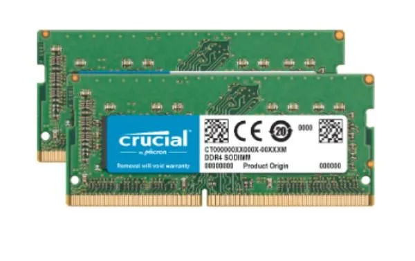 Crucial Crucial 16GB (2 x 8GB) DDR4 2400 CL17 1.2V laptop RAM — product photo