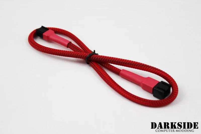 Darkside Computer Modding Darkside DS-0246 3-Pin 40cm Fan Cable Red UV — product photo