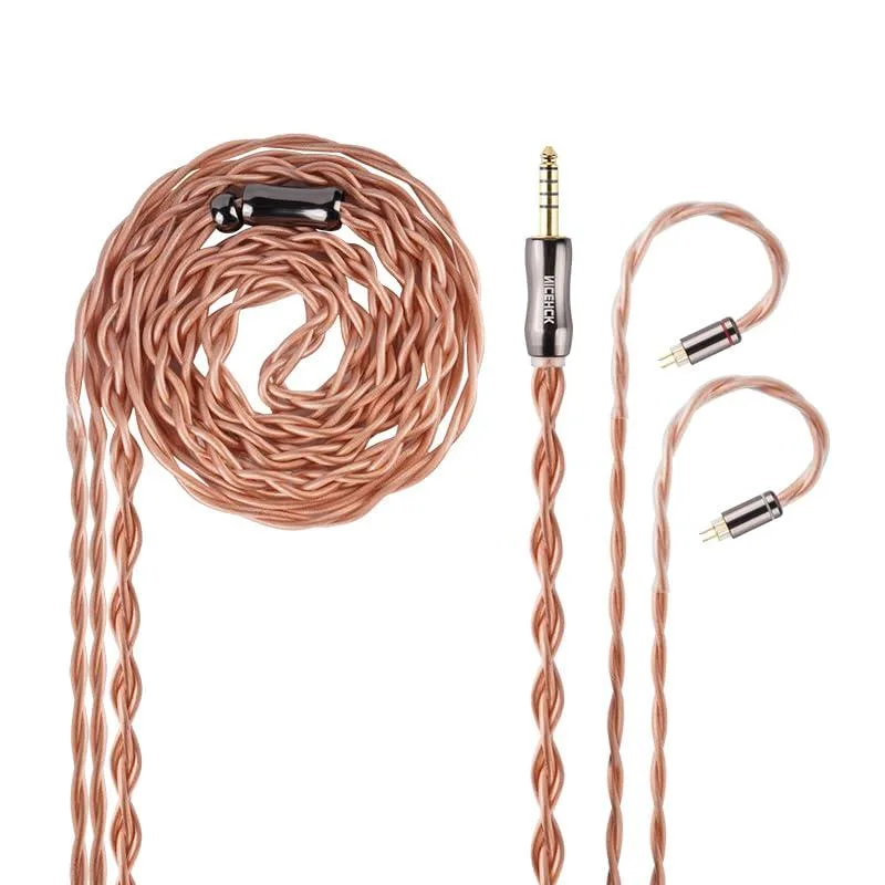 LORDWORLD LORDWORLD 18.6AWG Dual Coaxial Single Crystal Cable 4.4mm Balanced 0.78mm 2Pin — product photo