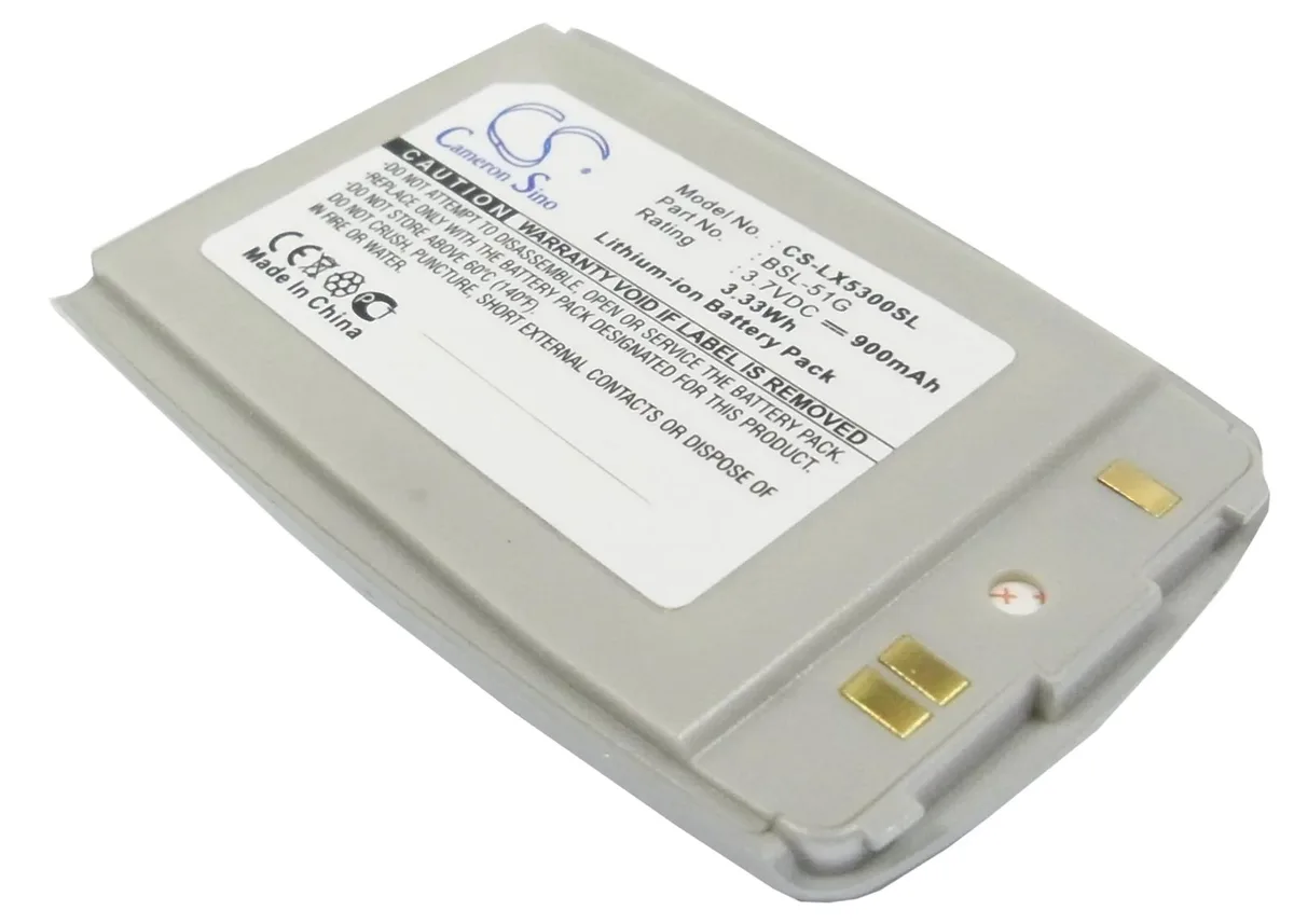 Rectangular replacement battery for models 5300, 5350, G5300