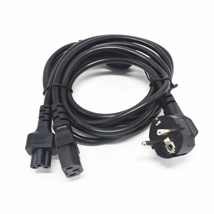TeKit TeKit EU to C13+C5 Power Splitter Cord 10 ft — product photo