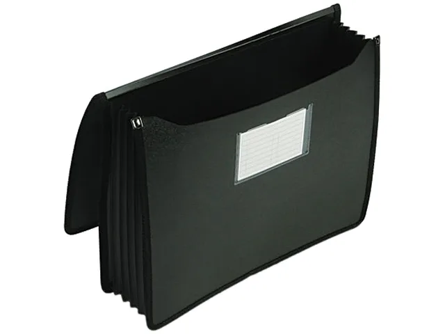 Smead Smead 71500 Expanding Poly Wallet Letter Black — product photo