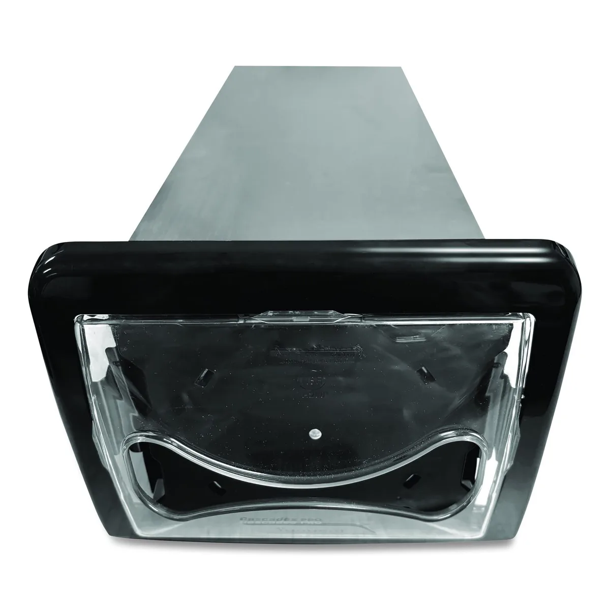 Cascades Cascades Tandem In-Counter Interfold Napkin Dispenser 6.25 x 18 x 6.5 Black DN200 — product photo
