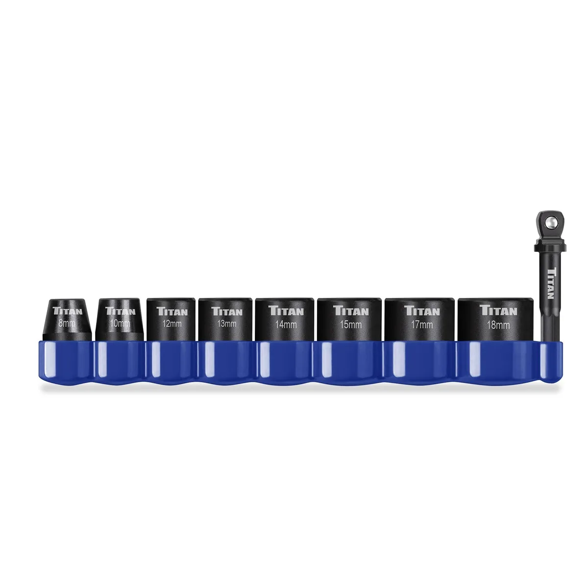  DeWalt 48201 9-Piece 3/8-Inch Drive Metric Shallow Impact Socket Set — product photo