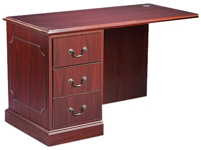 HON HON 94216LNN 94000 Series Left Return 48w 24d 29-1/2h Mahogany office furniture — product photo