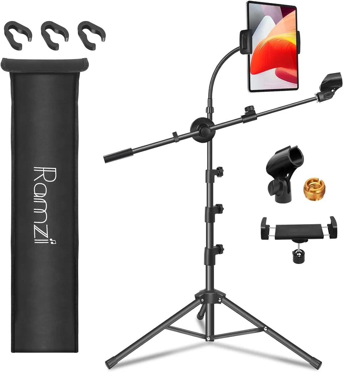 BFKK BFKK 6-in-1 Microphone Stand Floor Boom with Bag — product photo
