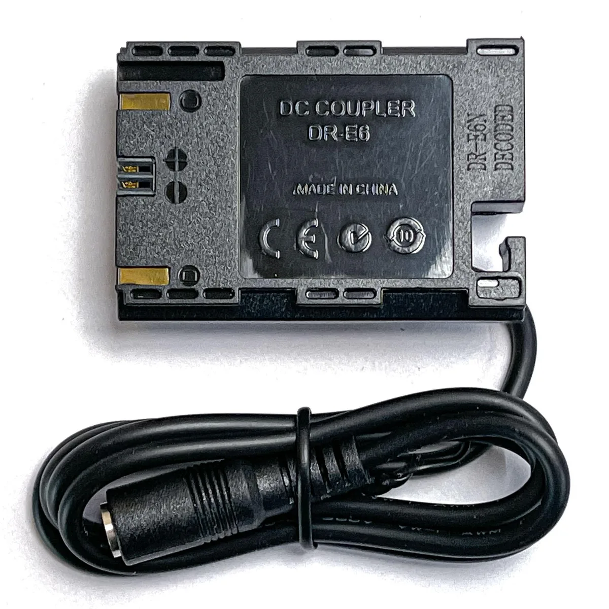 Centenex Electronics Centenex Electronics CBCANONDRE6N DC Coupler for Canon LP-E6N cameras — product photo