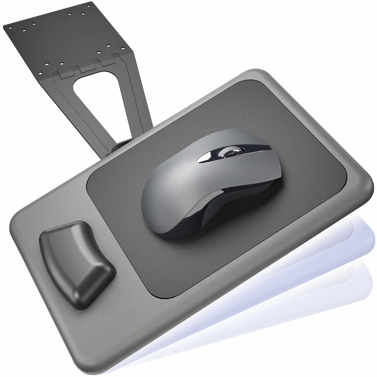 VIVO VIVO 7.9 x 11.8 Mouse Pad Extension Tray VESA 75x75mm 100x100mm — product photo