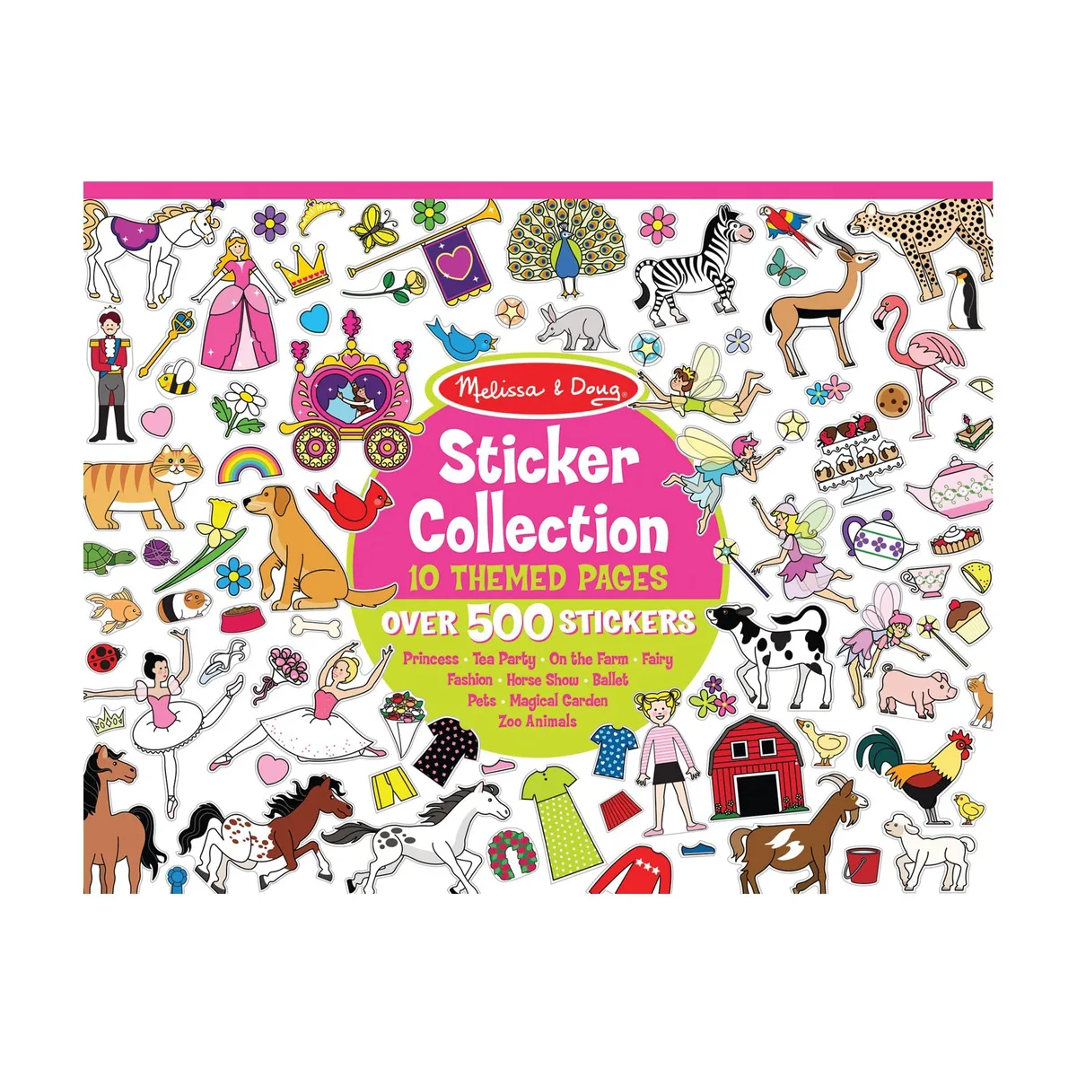  Melissa &amp; Doug Sticker Collection Book 500+ Stickers FSC Certified — product photo