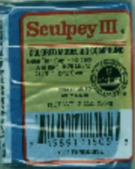 POLYFORM POLYFORM Sculpey III Polymer Clay 2oz Turquoise — product photo
