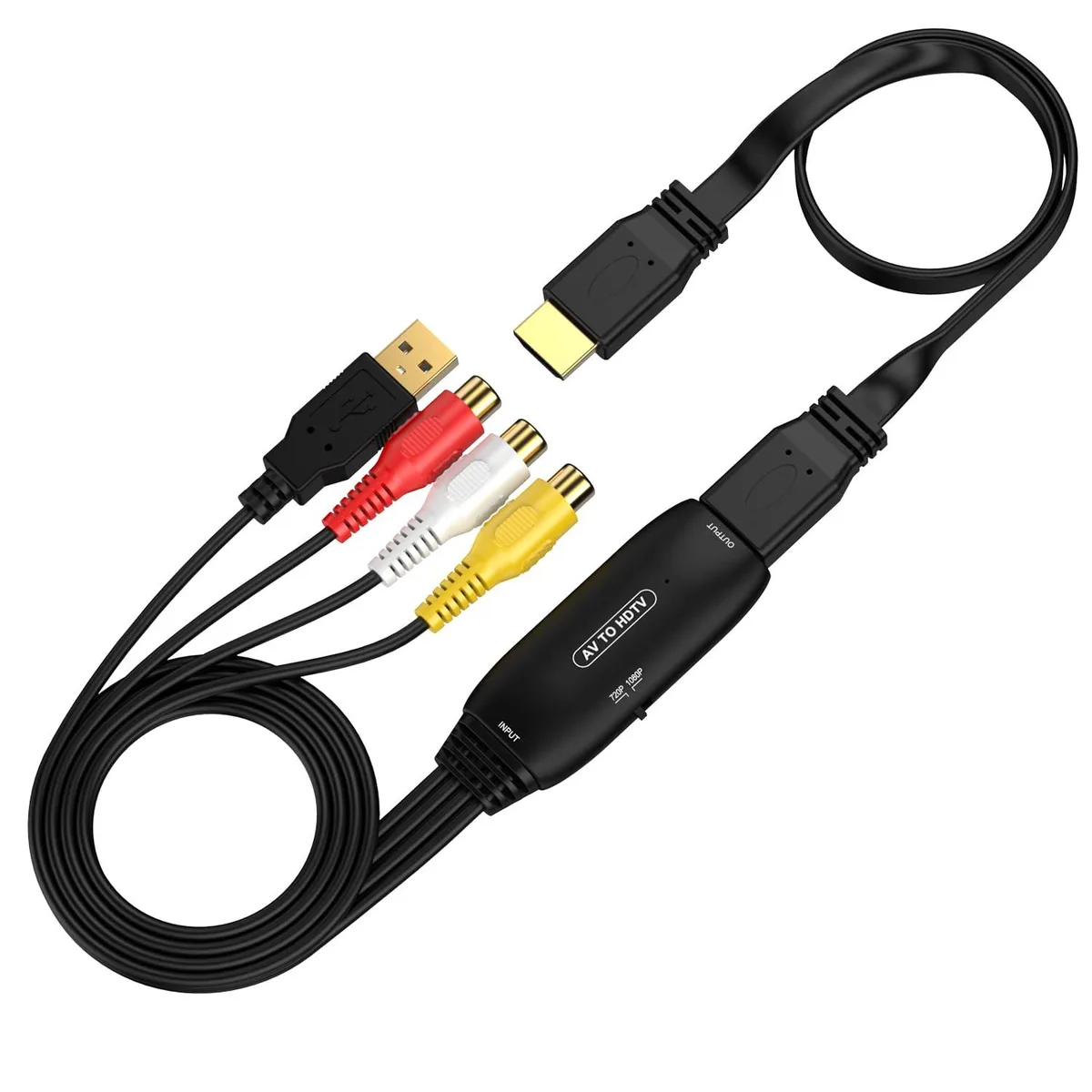 Boxwave Boxwave Female 3-RCA to HDMI Converter with HDMI Cable 1080P — product photo