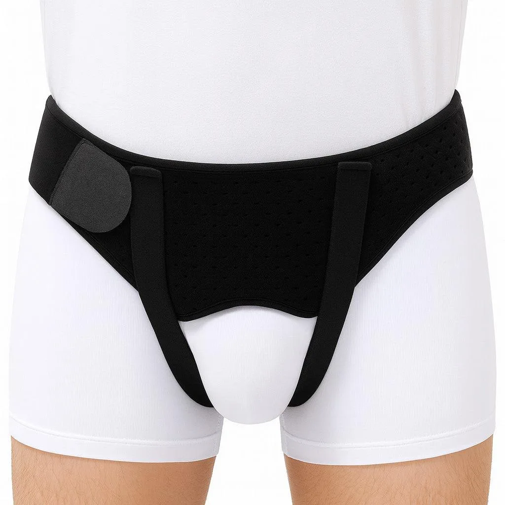The Perfect Part The Perfect Part Hernia Support Belt Men Truss Inguinal 2 Removable Compression Pads M — product photo