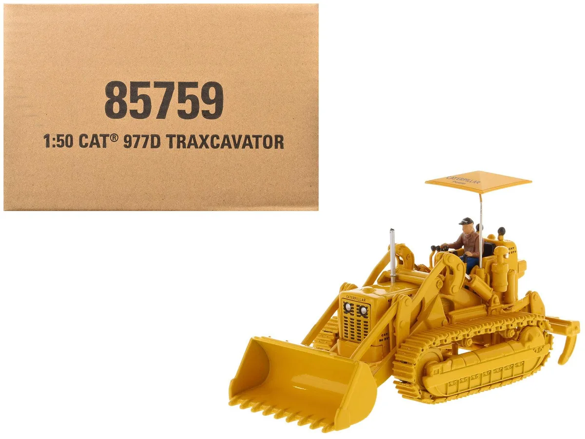 DieCast Masters DieCast Masters CAT 977D Traxcavator 1/50 Vintage Series hobby collectible — product photo